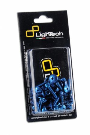 Kit vis de support de plaque LIGHTECH anodisé Cobalt Yamaha R1