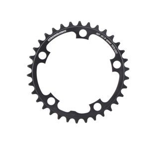 PLATEAU ROUTE DIAM 110 INTER 34DTS NOIR ALU 7075 STRONG 10/9V. 5 BRANCHES