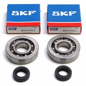 ROULEMENT D'EMBIELLAGE + JOINT CYCLO P2R ADAPTABLE PEUGEOT 50 FOX (KIT SC04A47CS SKF POLYAMIDE)