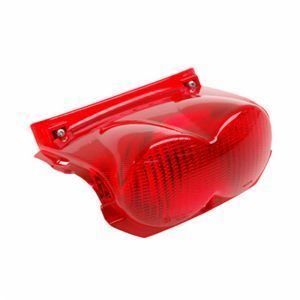 FEU ARRIERE SCOOT ADAPTABLE MBK 50 OVETTO 1997+2007-YAMAHA 50 NEOS 1997+2007 ROUGE -HOMOLOGUE CE- (5AD-H4710-00)