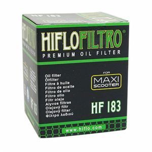 FILTRE A HUILE MAXISCOOTER ADAPTABLE PIAGGIO 125 X EVO, X7, X8, X9, MP3, LIBERTY, FLY, VESPA GT-LX, 250 MP3, X9 - APRILIA 125 ATLANTIC 2002+2011 - GILERA 125 NEXUS 2007+  -HIFLOFILTRO HF183-