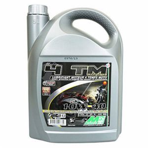 HUILE MOTEUR 4 TEMPS MINERVA MAXISCOOTER-MOTO 4TM SYNTHESE 10W40  (5L) (100% MADE IN FRANCE)