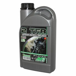 HUILE MOTEUR 2 TEMPS MINERVA 50 A BOITE-MOTO TFR 100% SYNTHESE, BIO DEGRADABLE (1L) (100% MADE IN FRANCE)