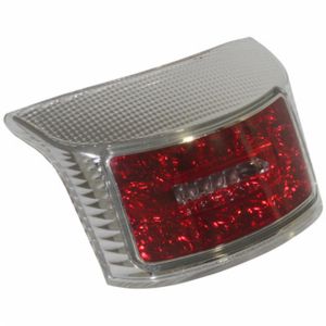 FEU ARRIERE SCOOT REPLAY LEXUS RED A LEDS POUR MBK 50 BOOSTER-YAMAHA 50 BWS 2004+  -HOMOLOGUE CE- (18 LEDS)