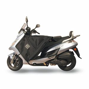 TABLIER COUVRE JAMBE TUCANO POUR KYMCO 50-125-200 DINK 2006+ (R065-X) (TERMOSCUD) (SYSTEME ANTI-FLOTTEMENT SGAS)