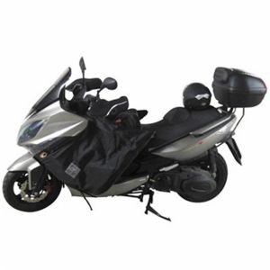 TABLIER COUVRE JAMBE TUCANO POUR KYMCO 250-500 XCITING (R046-X) (TERMOSCUD) (SYSTEME ANTI-FLOTTEMENT SGAS)