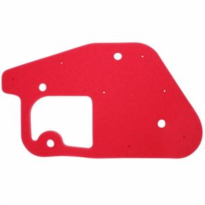 MOUSSE FILTRE A AIR SCOOT ADAPTABLE MBK 50 BOOSTER, STUNT-YAMAHA 50 BWS, SLIDER (ROUGE)  -ARTEIN-