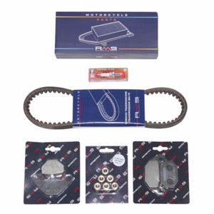 KIT ENTRETIEN MAXISCOOTER ADAPTABLE KYMCO 125 AGILITY 16 POUCES 2006+  -RMS-