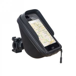 SUPPORT TELEPHONE-SMARTPHONE-GPS SHAD AVEC POCHE FIXATION SUR GUIDON (POUR TELEPHONE 180X90mm)  (X0SG75H)