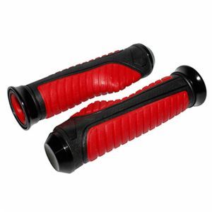 REVETEMENT POIGNEE REPLAY ON ROAD ANATOMIC ROUGE 127mm - CLOSED END (PAIRE)