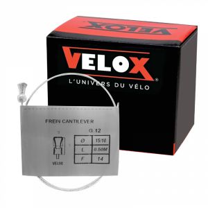 CABLE DE FREIN VTT CANTILEVER VELOX GALVA  15-10  0,50M  (BOITE DE 25 CABLES)