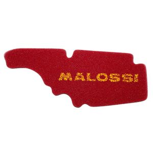 MOUSSE FILTRE A AIR SCOOT MALOSSI POUR PIAGGIO 50 FLY 4T 2005+, LX 4T 2005+, 125 FLY 2005+, LIBERTY 4T 2009+, LX 2005+, X8 STREET 2006+2007  ROUGE