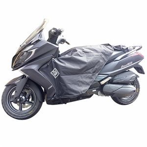 TABLIER COUVRE JAMBE TUCANO POUR KYMCO 125-350 DOWNTOWN 2015+ (R178-X) (TERMOSCUD) (SYSTEME ANTI-FLOTTEMENT SGAS)