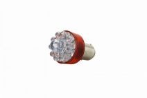 AMPOULE-LAMPE A LED 12V 21-5W CULOT BAY15d ROUGE (FEU+STOP) (VENDU A L'UNITE)  -REPLAY-