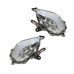 CLIGNOTANT MAXISCOOTER ADAPTABLE YAMAHA 530 TMAX 2012+2016 TRANSPARENT A LEDS AR (PAIRE)