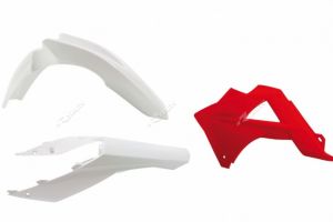 Kit plastique RACETECH couleur origine blanc/rouge Gas Gas EC125/250/300/450 FSR