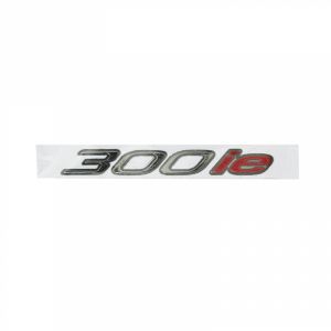 DECO-LOGO "300 IE" ORIGINE PIAGGIO 300 MP3 2010+ GRIS CLAIR  -672214-