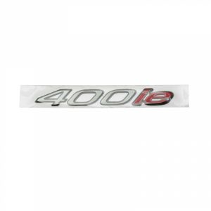 DECO-LOGO "400 IE"  ORIGINE PIAGGIO 400 MP3 2008+2010 GRIS FONCE  -672215-