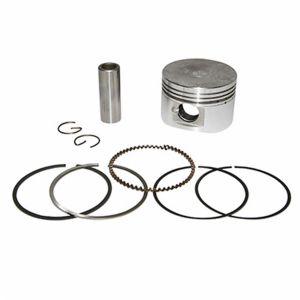 PISTON MAXISCOOTER ADAPTABLE SCOOTER 125 CHINOIS 4T GY6 152QMI (DIAM 52,4mm - AXE 15mm)  -P2R QUALITE PREMIUM-