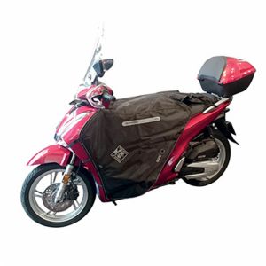 TABLIER COUVRE JAMBE TUCANO POUR HONDA 125 SH 2017+ (R185-X) (TERMOSCUD) (SYSTEME ANTI-FLOTTEMENT SGAS)