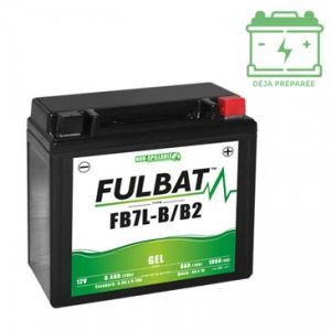 BATTERIE FB7L-B/B2 FULBAT 12V8AH LG136 L76 H130 (GEL - SANS ENTRETIEN) - ACTIVEE USINE