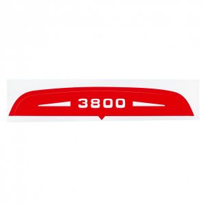 AUTOCOLLANT MARQUE SOLEX/CAPOT FILTRE AIR 3800 (1 PIECE)