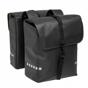 SACOCHE VELO PORTE BAGAGE A PONT NEWLOOXS ODENSE DOUBLE NOIR - 39 LITRES - 340x380x160MM