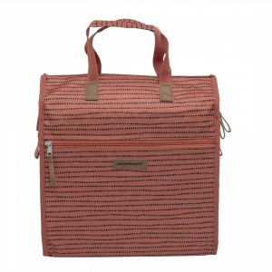SACOCHE VELO PORTE BAGAGE NEWLOOXS LILLY NOMI ROUGE - 18 LITRES - 350x320x160MM