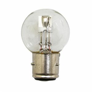 AMPOULE-LAMPE STANDARD  6V 45-40W CULOT BA21d BLANC (PROJECTEUR) (VENDU A L'UNITE)
