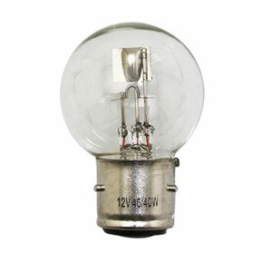 AMPOULE-LAMPE STANDARD 12V 45-40W CULOT BA21d BLANC (PROJECTEUR) (VENDU A L'UNITE)