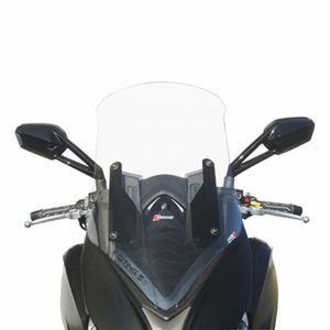 PARE BRISE MAXISCOOTER POUR KYMCO 400 X-CITING S 2018+ TRANSPARENT (H 720mm - L 430mm)  -FACO-