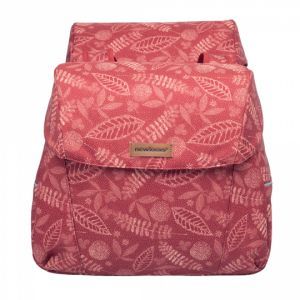 SACOCHE VELO PORTE BAGAGE A PONT NEWLOOXS JOLI FOREST ROUGE - 37 LITRES - 380x300x180MM