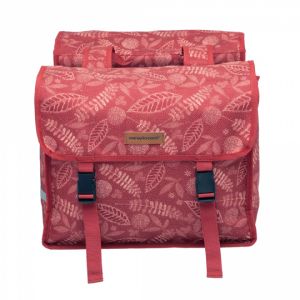 SACOCHE VELO PORTE BAGAGE A PONT NEWLOOXS FIORI FOREST ROUGE - 30 LITRES - 370x330x125MM