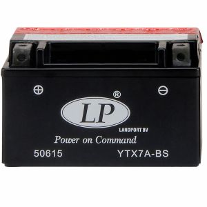 BATTERIE LANDPORT YTX7A-BS 12V 7A SANS ENTRETIEN AGM ( GY6 / SCOOTER CHINOIS / TNT MOTOR )