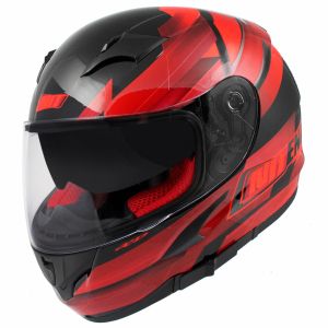 CASQUE INTEGRAL NOEND RACE BY OCD RED SA36 DOUBLE VISIERE    M