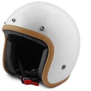 CASQUE JET NOEND TRIBUTE SOLID WHITE XL