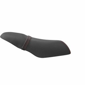 COUVRE SELLE SCOOTER ADAPT. PIAGGIO ZIP 2T H2O NOIR / COUTURE ROUGE (ANTI DERAPANT)