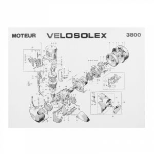 NOMENCLATURE MOTEUR CYCLO POUR SOLEX 3800 (400x300mm)