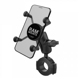 Pack complet RAM MOUNTS X-Grip® bras court fixation Torque® sur guidon - smartphones L/XL