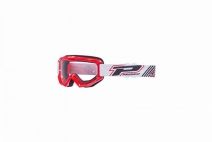 Masque lunette ADX MX rouge écran transparent antirayures buée moto cross endu 