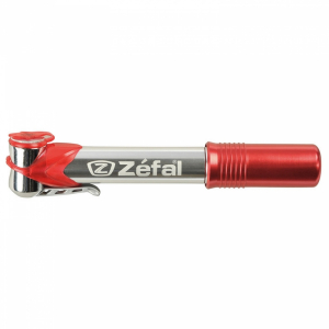 Mini pompe Zefal air profil micro aluminium argent/rouge