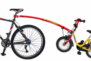 Support remorque vélo enfant messingsch trail gator bar rouge