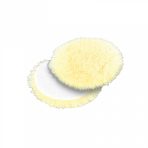 TAMPON DE LUSTRAGE AUTOSOL LAMBSWOOL PAD 135 mm (LAINE D'AGNEAU) (MADE IN GERMANY - QUALITE PREMIUM)