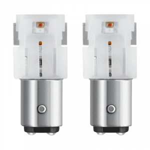 AMPOULE-LAMPE A LED 12V 1,4W CULOT BAY15d ECLAIRAGE ROUGE NORME P21-5W LEDRIVING (FEU POSITION + STOP) (BLISTER DE 2)  -OSRAM-