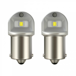 AMPOULE-LAMPE A LED 12V 0,5W CULOT BA15s 6000K ECLAIRAGE BLANC FROID NORME R5W LEDRIVING (FEU POSITION OU CLIGNOTANT) (BLISTER DE 2)  -OSRAM-