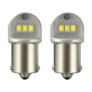 AMPOULE-LAMPE A LED 12V 1,2W CULOT BA15s 6000K ECLAIRAGE BLANC FROID NORME R10W LEDRIVING (FEU POSITION OU CLIGNOTANT) (BLISTER DE 2)  -OSRAM-