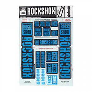 AUTOCOLLANTS ROCKSHOX 35mm P/BOXXER/DOMAIN DUAL CROWN BLEU - 11.4318.003.520 - 710845803987