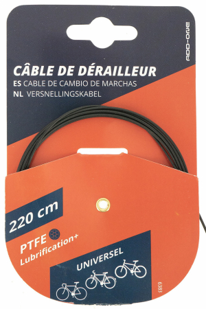 Câble de dérailleur PTFE 2m20 - 6383 - 3700256063831