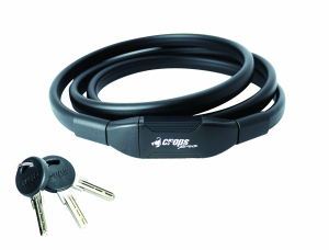 Antivol double câble à clés 180 cm Ø 2 x 5 mm - 801136 - 4571144617653