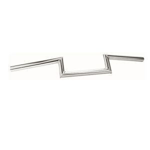 GUIDON CYCLO Z.BARRE LISSE H5 CHROME
